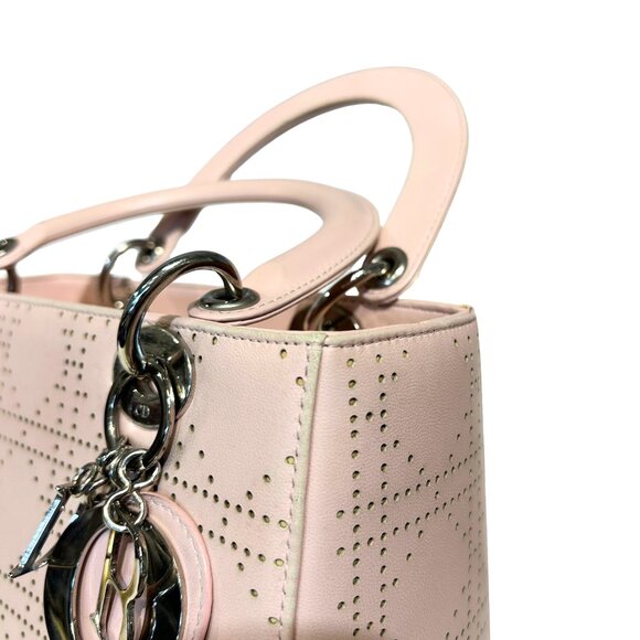 Cannage Perforated Lady Dior - Picture 9 of 12